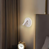 Dexter White Rotatable wall lamp