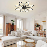 Amaya LED Fan Chandelier