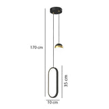 Stellar Oval Hanging Light