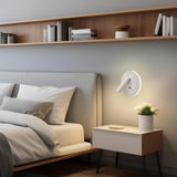 Dexter White Rotatable wall lamp
