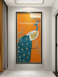 Peahen Modern Wall Art