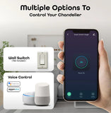 FloraLume Smart Voice Assist Chandelier