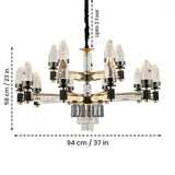Santorni Smart Voice Assist LED Chandelier