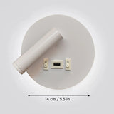 Dexter White Rotatable wall lamp