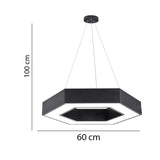 Hollow Hexagon 48W Office Light