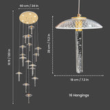 Pauric Smart LED Double Height Modern Chandelier