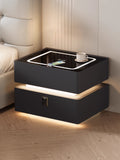 Idro Premium Floating LED Smart Bedside Table with Drawer