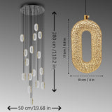 Vanessa Double Height Modern Smart LED Chandelier