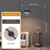 Ariso Black Modern Floor Lamp