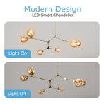 Caesar LED Smart Voice Assist Chandelier