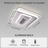 Clovis LED  Fan Chandelier