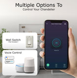 Caesar LED Smart Voice Assist Chandelier