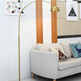 Aurel Modern Gold Floor Lamp