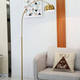 Aurel Modern Gold Floor Lamp