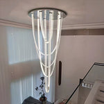 Serena Double Height Smart Modern LED Chandelier