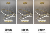Majesty Gold LED Smart Voice Assist Chandelier