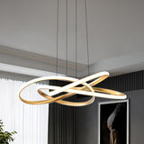 Lara Gold Modern LED Chandelier
