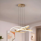Lara Gold Modern LED Chandelier