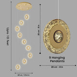 Meriza Double Height Smart Modern LED Chandelier