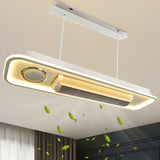 Omni Smart Fan Chandelier with LED Light and Speaker