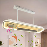 Omni Smart Fan Chandelier with LED Light and Speaker