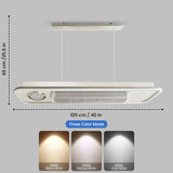 Omni Smart Fan Chandelier with LED Light and Speaker