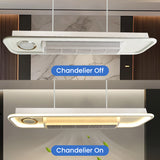Omni Smart Fan Chandelier with LED Light and Speaker