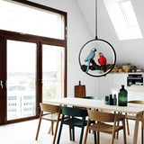 Ringlet Parrot Couple LED Pendant Light