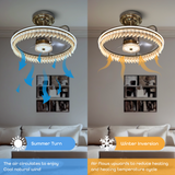 Ambience LED Smart Voice Assist Fan Chandelier