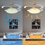 Louisiade LED Smart Voice Assist Fan Chandelier