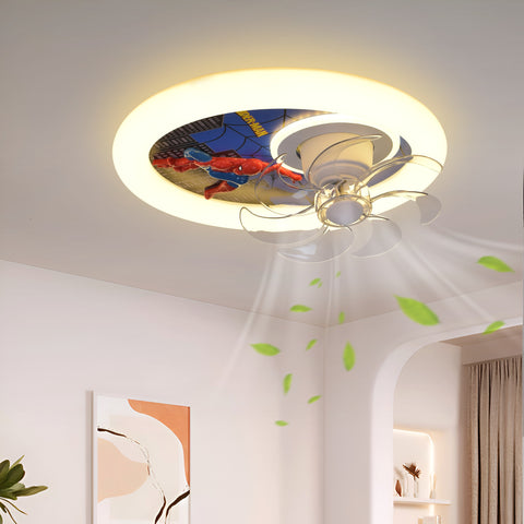 Spyder LED Smart Voice Assist Fan Chandelier