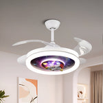 Kids World LED Smart Voice Assist Fan Chandelier