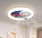 Spyder LED Smart Voice Assist Fan Chandelier