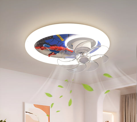 Spyder LED Smart Voice Assist Fan Chandelier