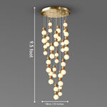 Haelogen Double Height Smart Modern LED Chandelier