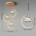 Twirl Smart Modern  Chandelier