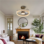 Ambience LED Smart Voice Assist Fan Chandelier