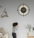 Auray LED Wall Lamp Clock