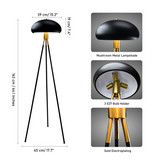 Lucas Modern Classic Mushroom Design Floor Lamp