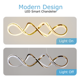 Rise Modern LED Smart Linear Chandelier