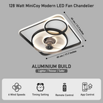 Minicoy LED Smart Voice Assist Fan Chandelier