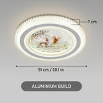 Aldo White Modern LED Ceiling Light