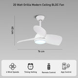 Orillia LED Smart Voice Assist Fan Chandelier
