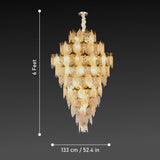 Merriment LED Smart Voice Assist Chandelier