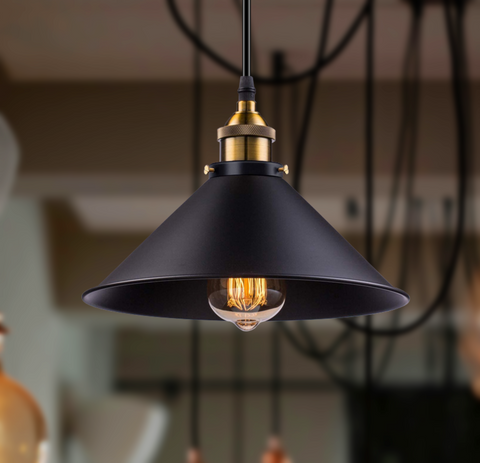 Black Retro Pendant lamp