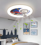 Spyder LED Smart Voice Assist Fan Chandelier
