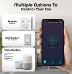 Orillia LED Smart Voice Assist Fan Chandelier