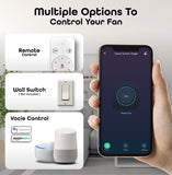 Orillia LED Smart Voice Assist Fan Chandelier