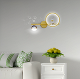 Astronaut Gold LED Wall Lamp