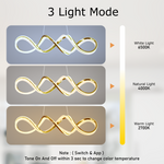 Rise Modern LED Smart Linear Chandelier